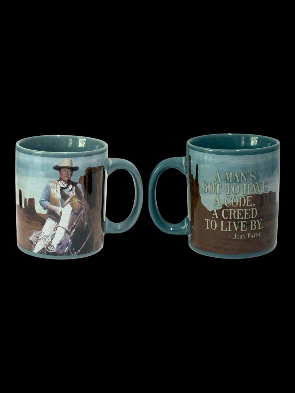 John Wayne A Man’s Got To Have A Code A Creed To Live By Mug